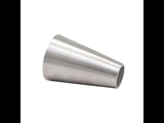 Koncentrische DS/SMS Edelstahl-Reduzierung für hygienische Rohrsysteme in der Lebensmittelindustrie. Gewährleistet sanfte Durchflussreduzierung. Hier bestellen!