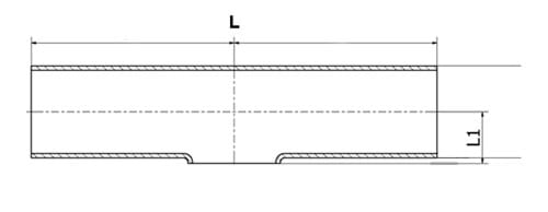 T-Stück - kurz, DIN