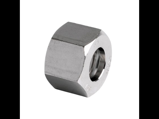 Langlebige Edelstahl-Überwurfmutter für Druckluft, Wasser, Öl und Chemikalien. Temperatur: -60°C bis +400°C. Bis zu 250 bar. Jetzt bestellen!