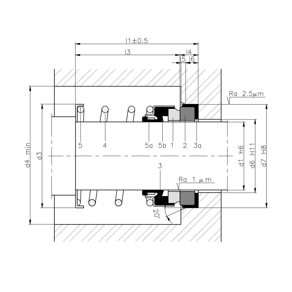 101S Gleitringdichtung