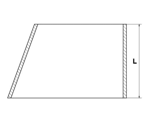 Reduzierung - exzentrisch, DIN