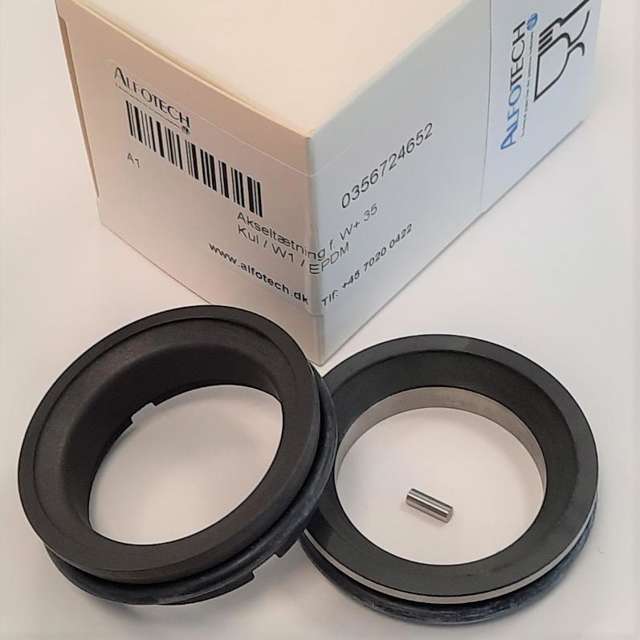 Box mit Gleitringdichtung