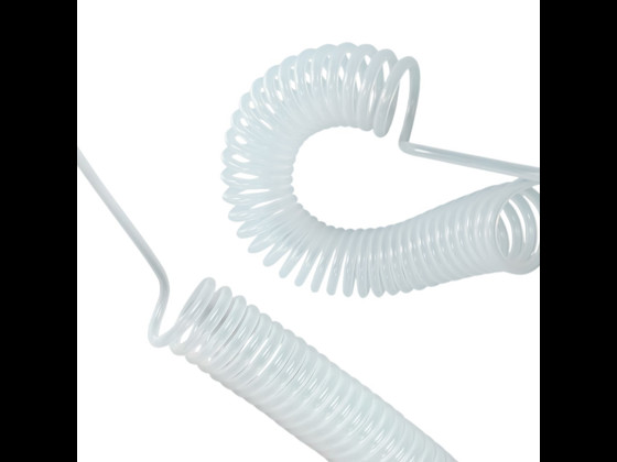 Sehr temperaturbeständiger Teflonschlauch im spiralförmigen Design. Perfekt für die Pharmaindustrie und anspruchsvolle Anwendungen. Jetzt online bestellen!