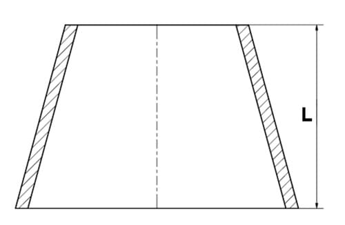 Reduzierung - konzentrisch, DIN