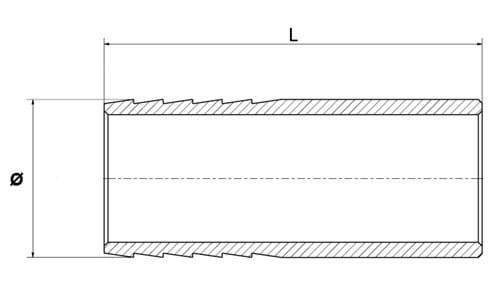 Schlauchstutzen, Schlauchanschluss
