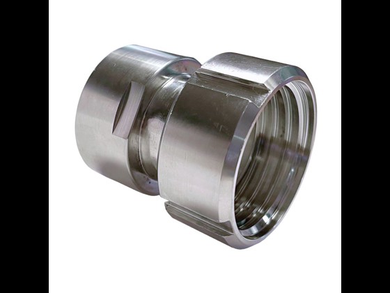 Unser IBC-Adapter von SAV zu BSP-Muffe besteht aus AISI 316 Edelstahl. Für Spezialanschlüsse in kompromissloser Industriequalität. Jetzt einfach bestellen!