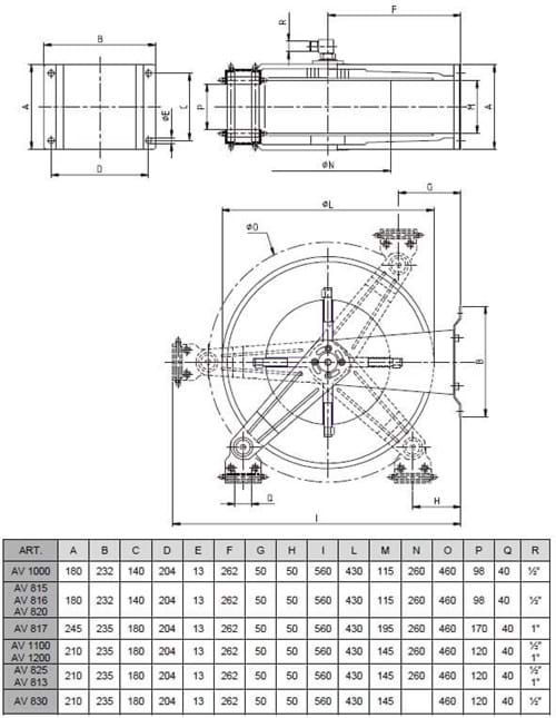 Schlauchaufroller 1000-1100 AV