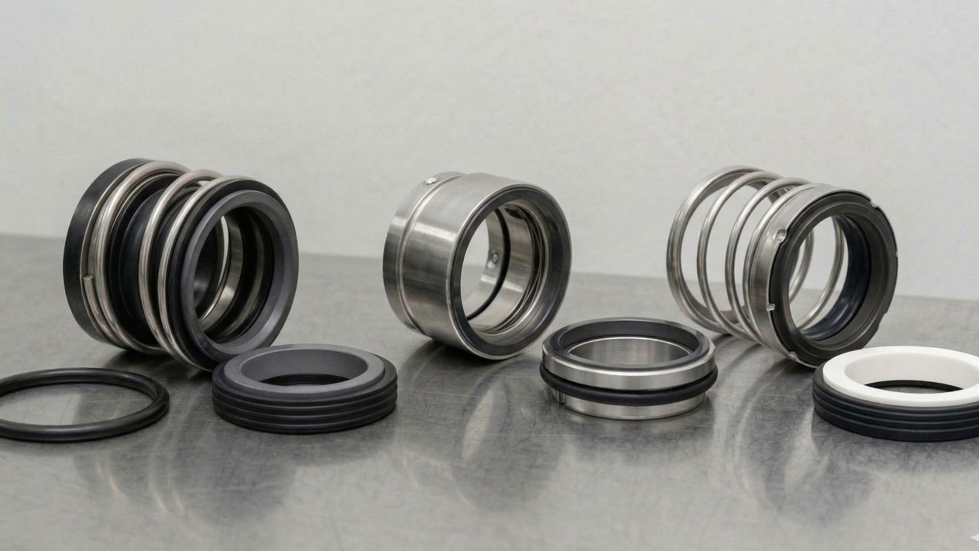 mechanical seals on a table