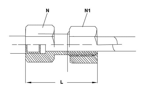 Sicherheitskupplungsmuffe, BSP-Innengewinde
