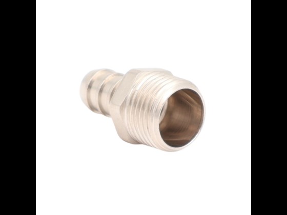 KS-Druckluftschlauchstutzen aus vernickeltem Messing. Geeignet für Druckluft bis 35 bar. Unterstützt eine Betriebstemperatur von max. +80°C. Online bestellen!