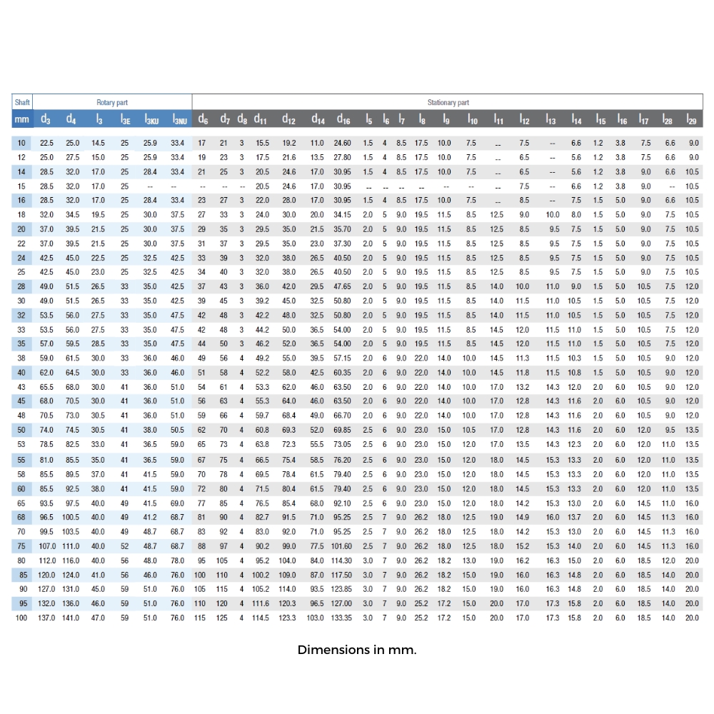 MG 1 Gleitringdichtung