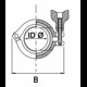 DIN Clamp Klammer, Doppelgelenk
