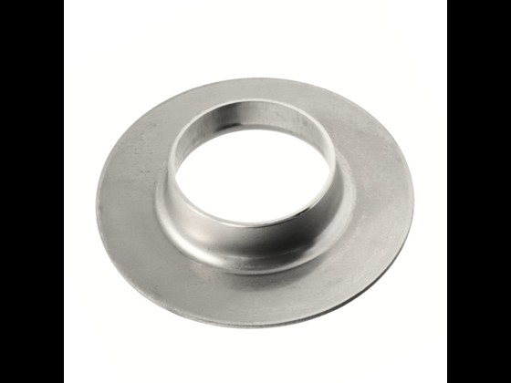 Unser Edelstahl-Vorschweißbördel ISO - N116 ist aus Edelstahl AISI 316L / EN 1.4404 gefertigt. Für Spezialfittings in der Lebensmittelproduktion.