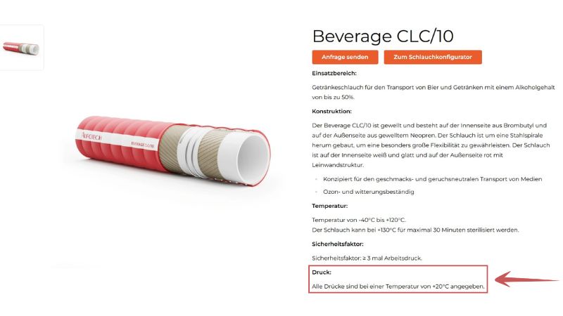 beverage clc hose