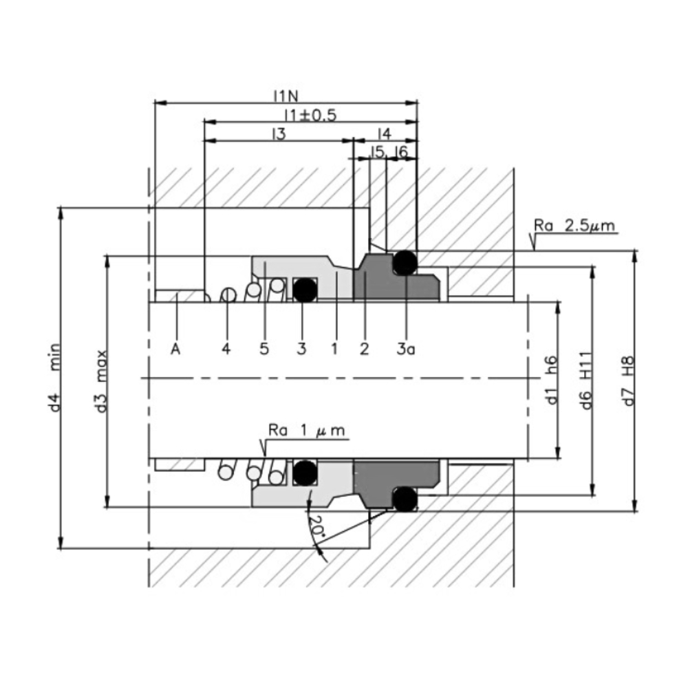 600 Gleitringdichtung