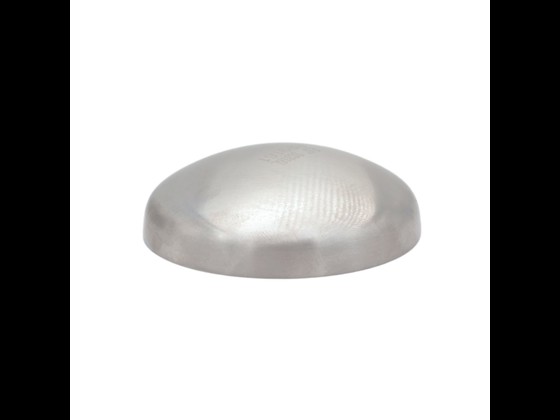 DS/SMS Endkappe aus poliertem Edelstahl, ideal für sichere und hygienische Rohrsysteme in der Lebensmittelproduktion. Hier bestellen!