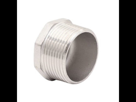 Stopfen mit Sechskant aus Edelstahl AISI 316, geeignet für Druck bis zu 10 bar. Robust und langlebig für industrielle Anwendungen. Jetzt bestellen!