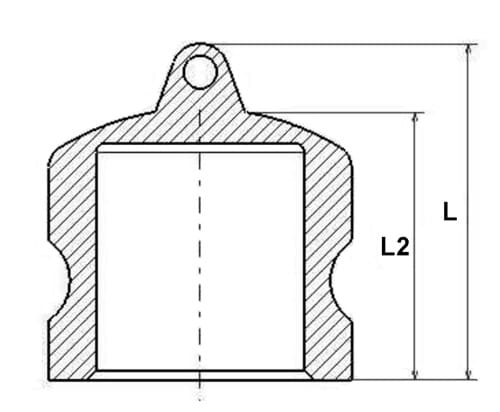 Kamlock-Staubstopfen, Typ DP