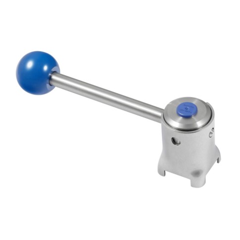 AWH Absperrklappengriff, 2 Positionen