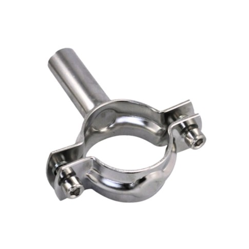 Rohrschelle kurzer Schaft, 90 mm, DS/SMS