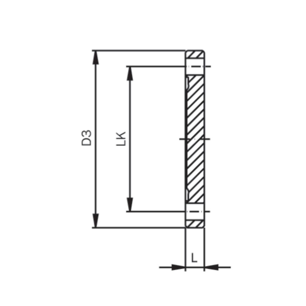 Blindbundflansch, DIN, 11864, serie A