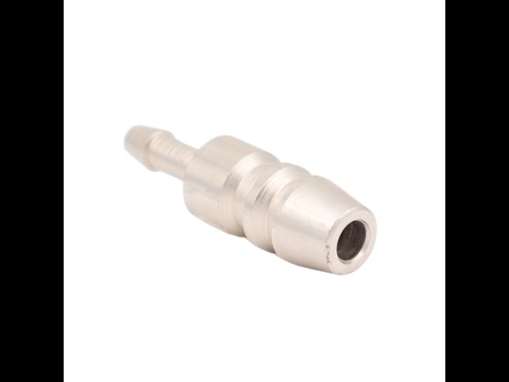 Robuster KS-Druckluftnippel aus gehärtetem, vernickeltem Stahl. Für Luft bis 35 bar und +80°C. Ideal für Industrie. Online bestellen!