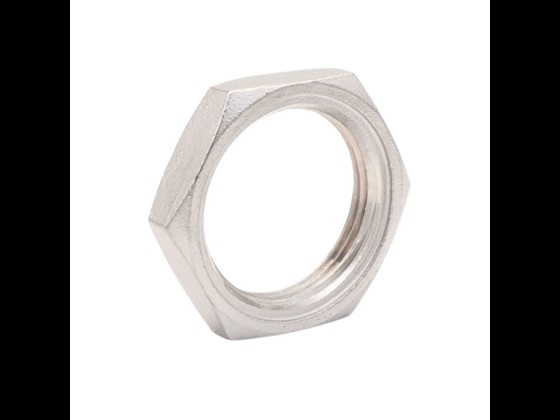 Hochwertige Sechskantmutter aus Edelstahl AISI 316, geeignet für Druck bis 10 bar. Optimal für industrielle Anwendungen. Jetzt bestellen!