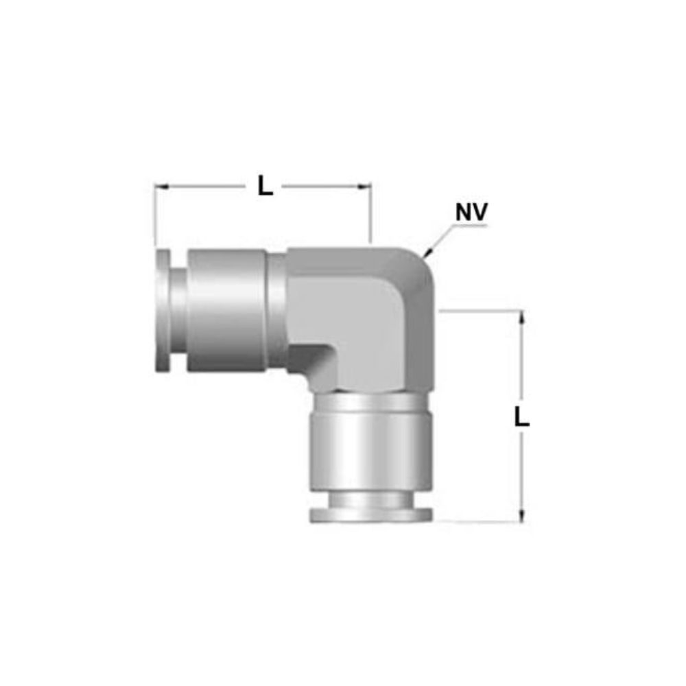 Pneumatik Winkelsteckverbindung