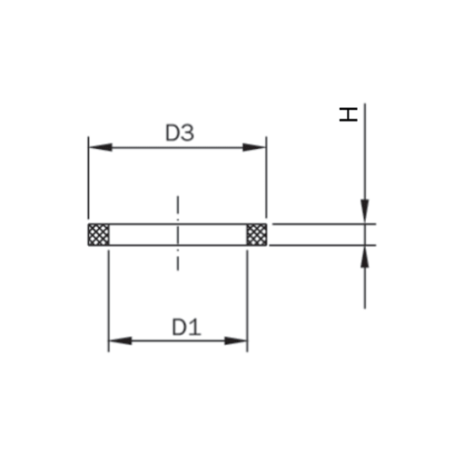 Dichtung für In-Line Schauglas