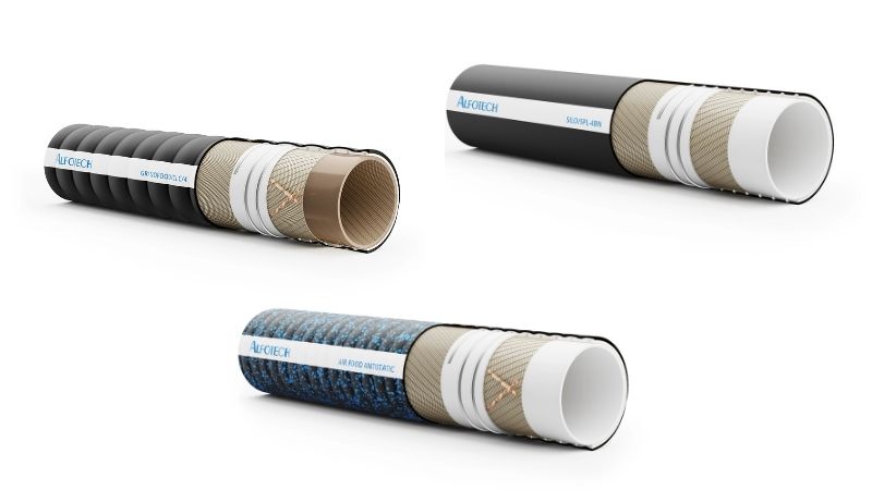 collage granulat- und pulverschläuche