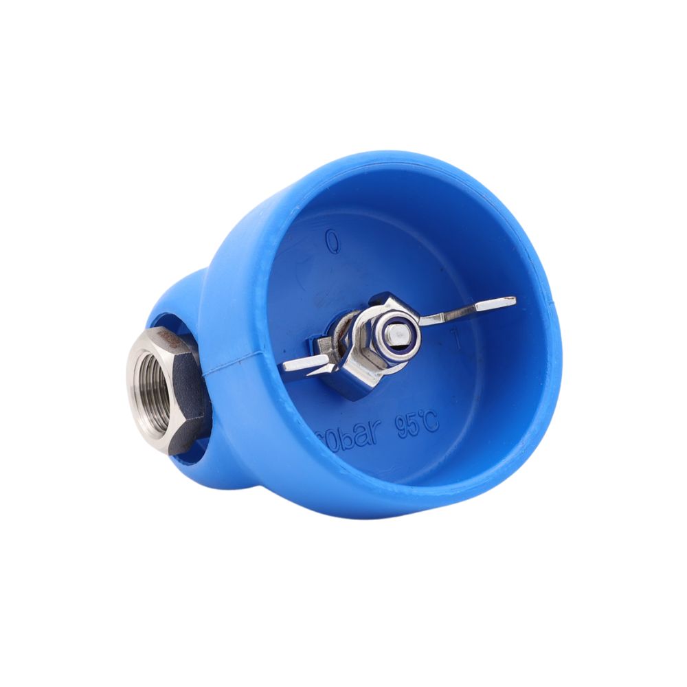 Niederdruckventil mit eingegossenem Kugelhahn