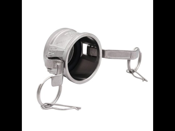 Hochwertiger Kamlock-Staubschutzdeckel aus Edelstahl, Typ DC von Alfotech. Für verschiedene Flüssigkeits-od. Gasleitungen verwendbar. Bestellen Sie hier online.