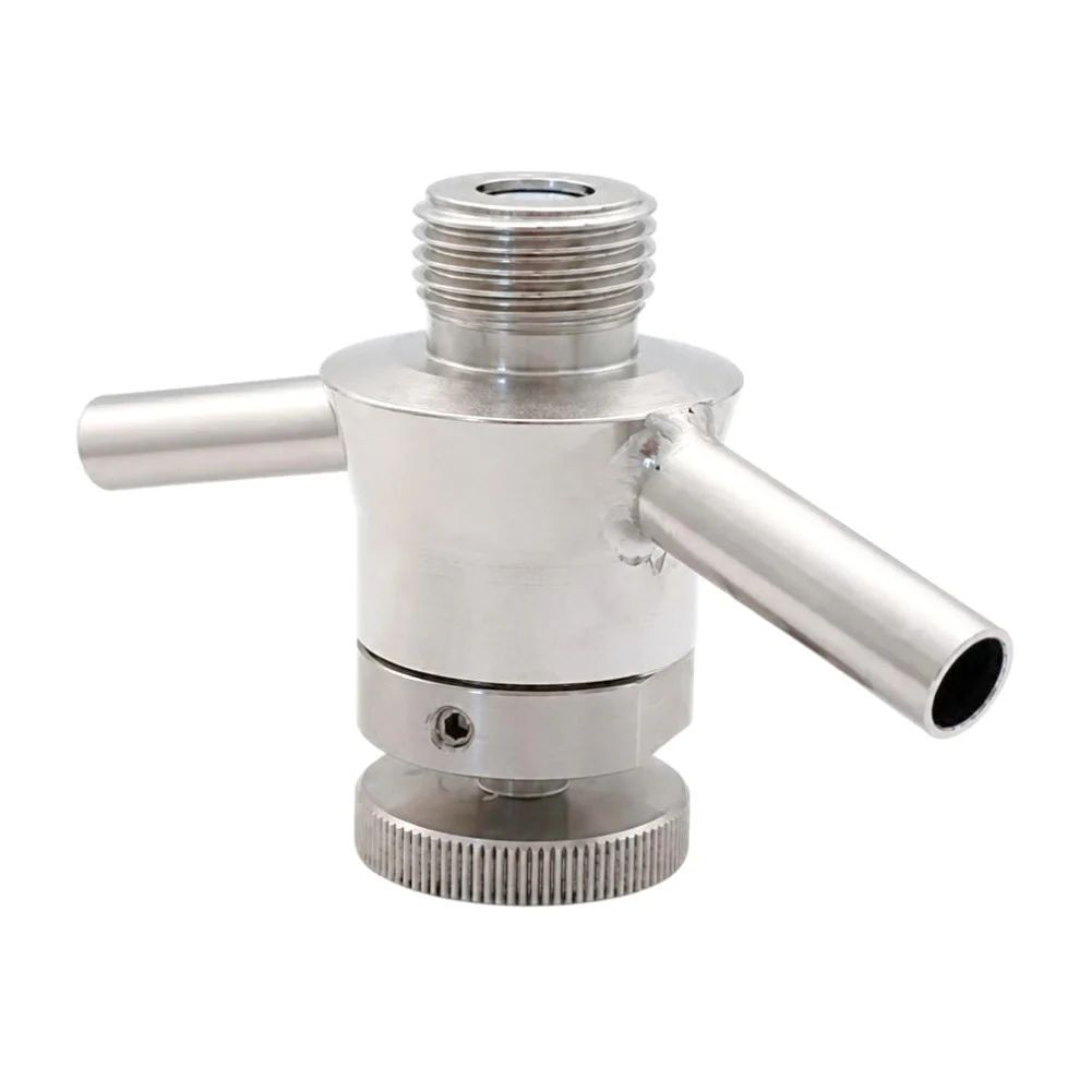 Edelstahl-Probenahmeventilventil mit Spülanschluss mit BSP-Nippel. Hygienisch &amp; EHEDG-zertifiziert. Bis zu 80 °C und max. 10 bar. CIP-tauglich. Hier bestellen!