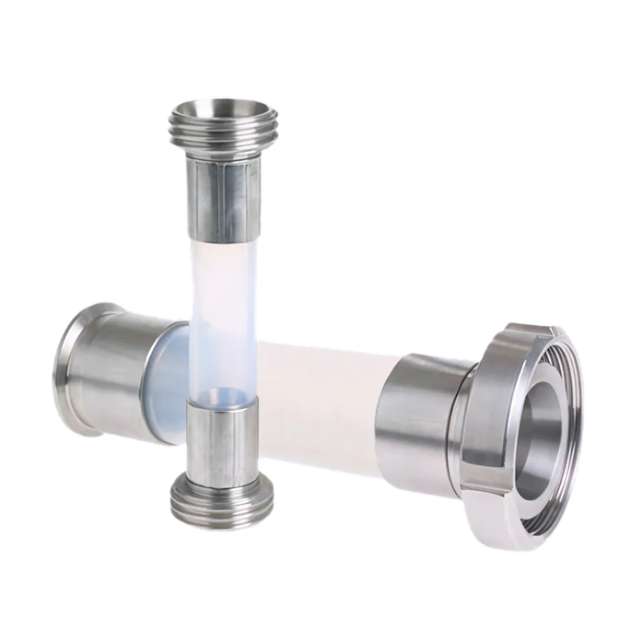 Schauglas mit FEP-rohr