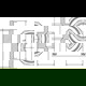 Steckverbindung, Innen-/Innengewinde, PTFE