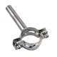 Rohrschelle langer Schaft, 150 mm, DS/SMS