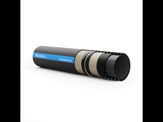 Der Manichem/SD-UPE-Schlauch ist antistatisch, ATEX-zugelassen und hält bis zu 16 bar stand. Für den sicheren Transport aggressiver Chemikalien. Hier bestellen