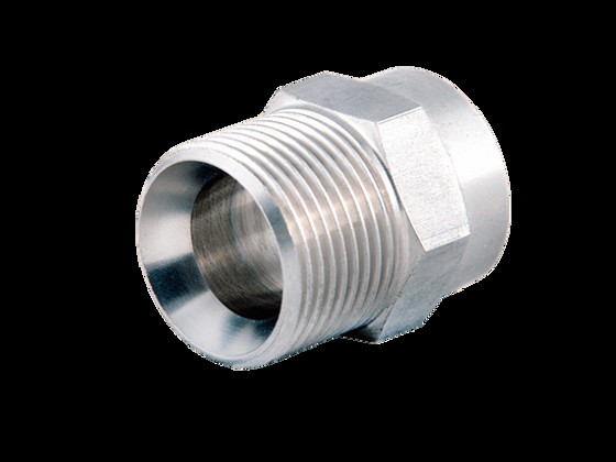 Alfotech's BSP Nippel mit 60° Konus wird zum Anschweißen von Balgschläuchen verwendet. Hohe Qualität. Hergestellt aus Edelstahl AISI 316. Bestellen Sie hier.