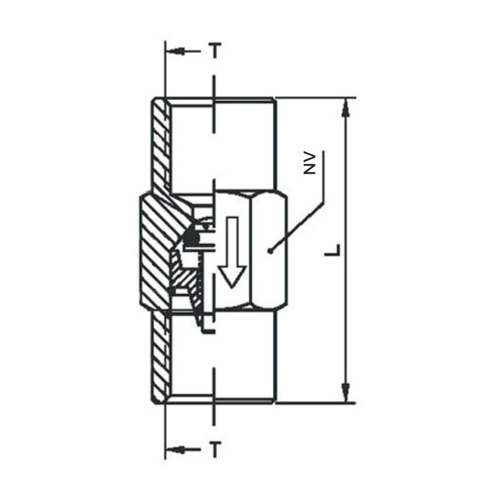 Mini-Rückschlagventil
