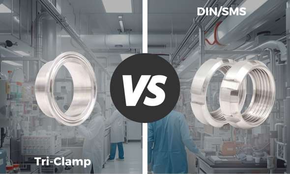 Tri-Clamp vs. DIN/SMS – Unterschiede, die zählen