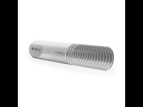 Plutone Bio PVC-Schlauch für nicht-fettende Lebensmittel, Flüssigkeiten, Pulver und Chemikalien. Alkoholbeständig bis 50%. Bestellen Sie hier im Webshop!
