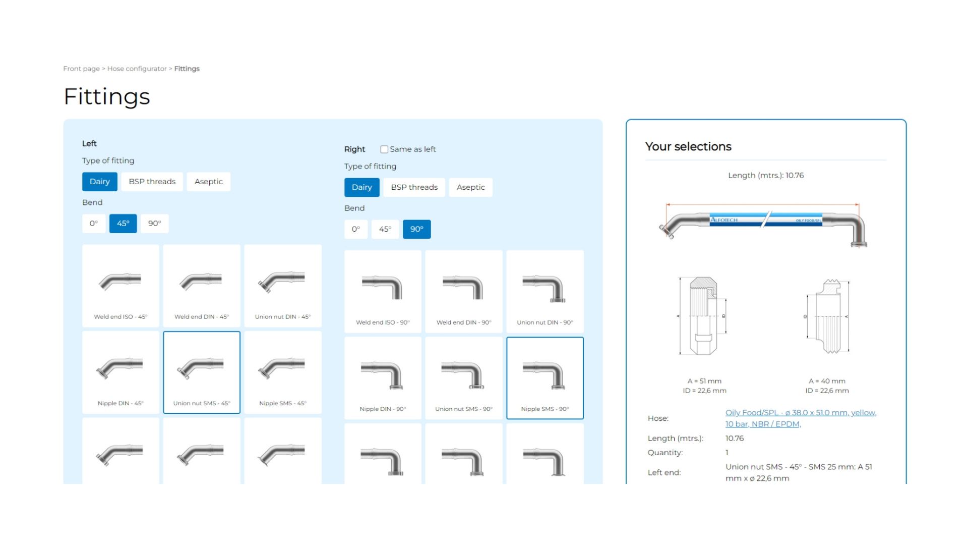 Der Schlauchkonfigurator: Stellen Sie sich Ihre eigene Schlauchlösung zusammen
