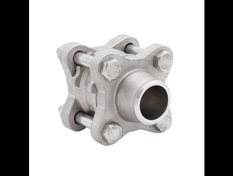 Rückschlagventil, 3-teilig, Schweißenden